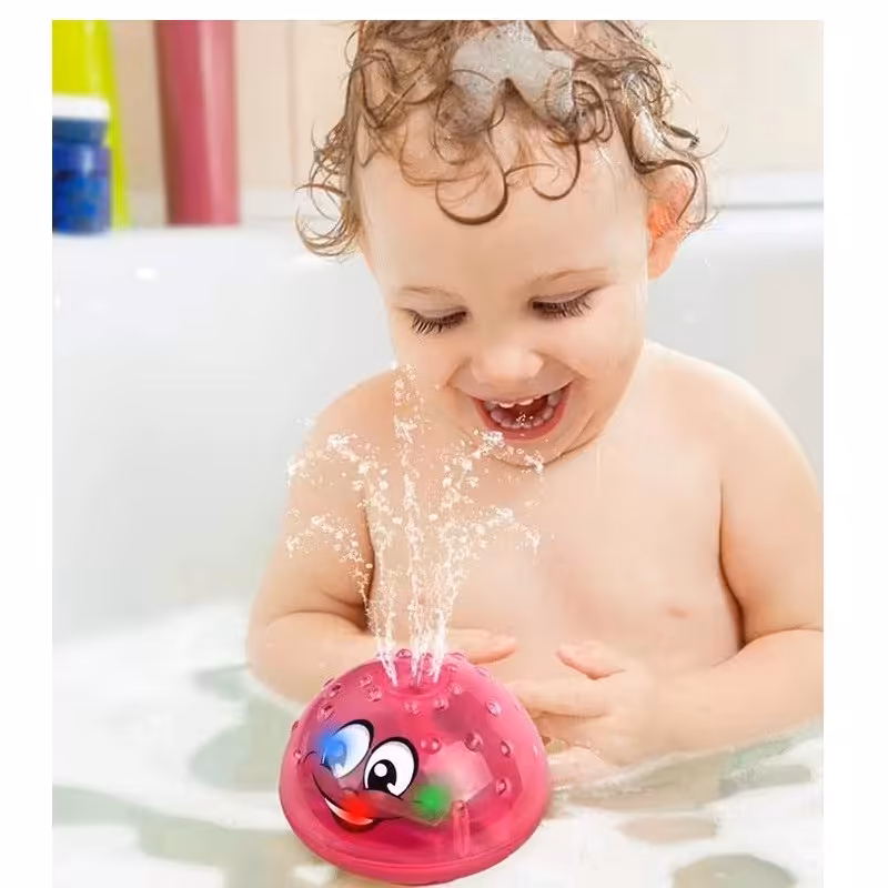  اسباب بازی حمام توپ آبپاش رنگی قرمز 