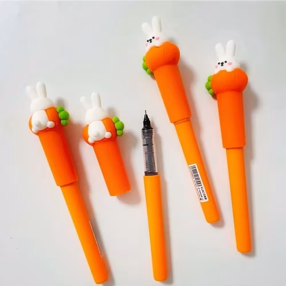 روان نویس جوهر مشکی سیلیکونی هویج