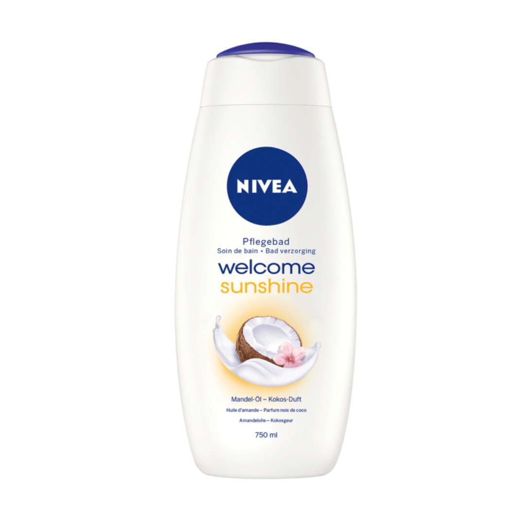 شامپو بدن نیوآ Nivea ،مدل Welcome Sunshine با رایحه نارگیل ، حجم 750 میل
