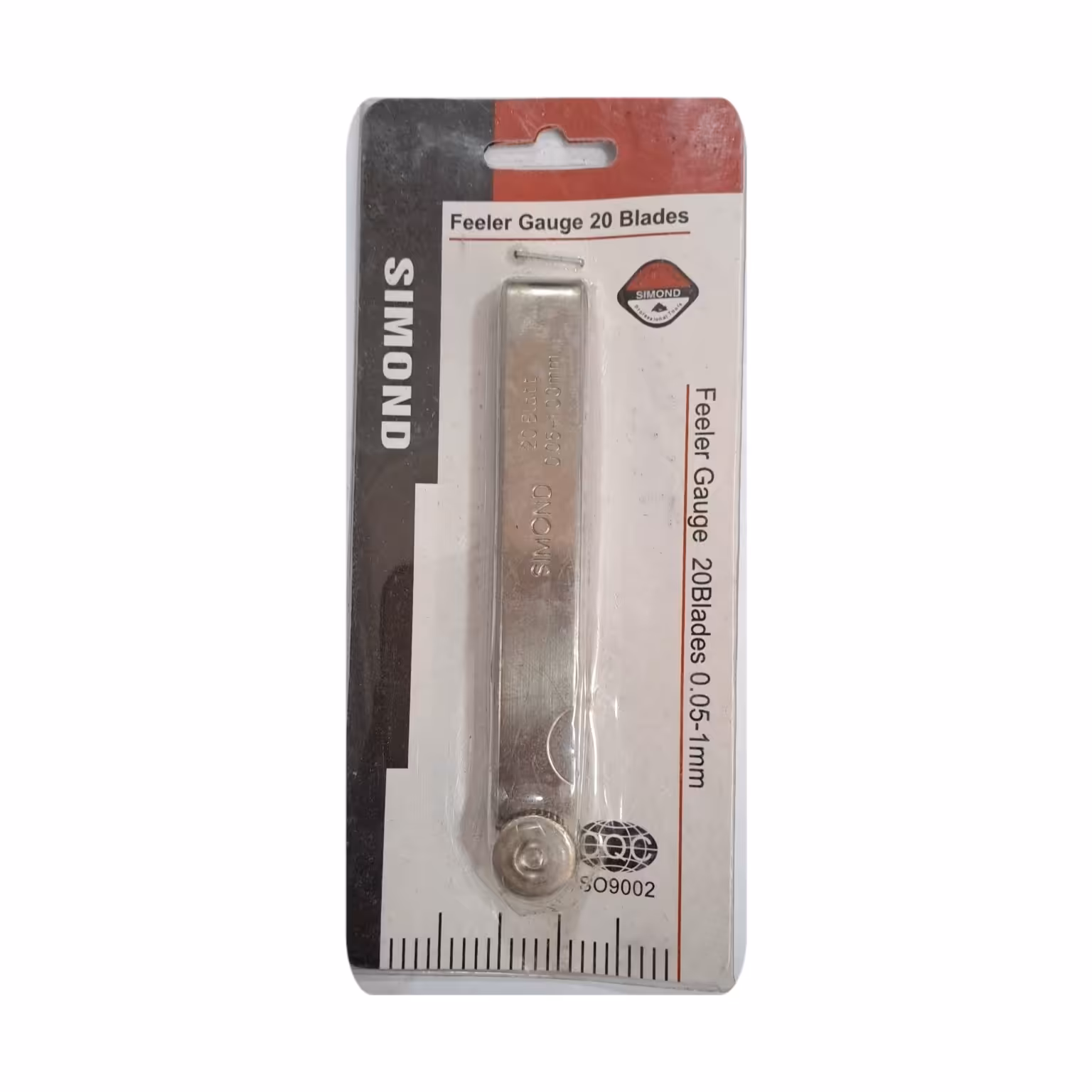 آچار فیلر 20تیغه ابکاری شده باکروم