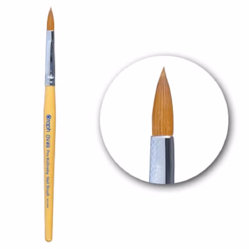 قلم کاشت ناخن اشکی موی طبیعی سایز 8 گراف Graph
