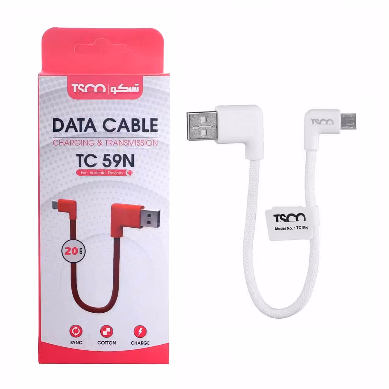 کابل شارژ اندروید تسکو مدل TC 59N