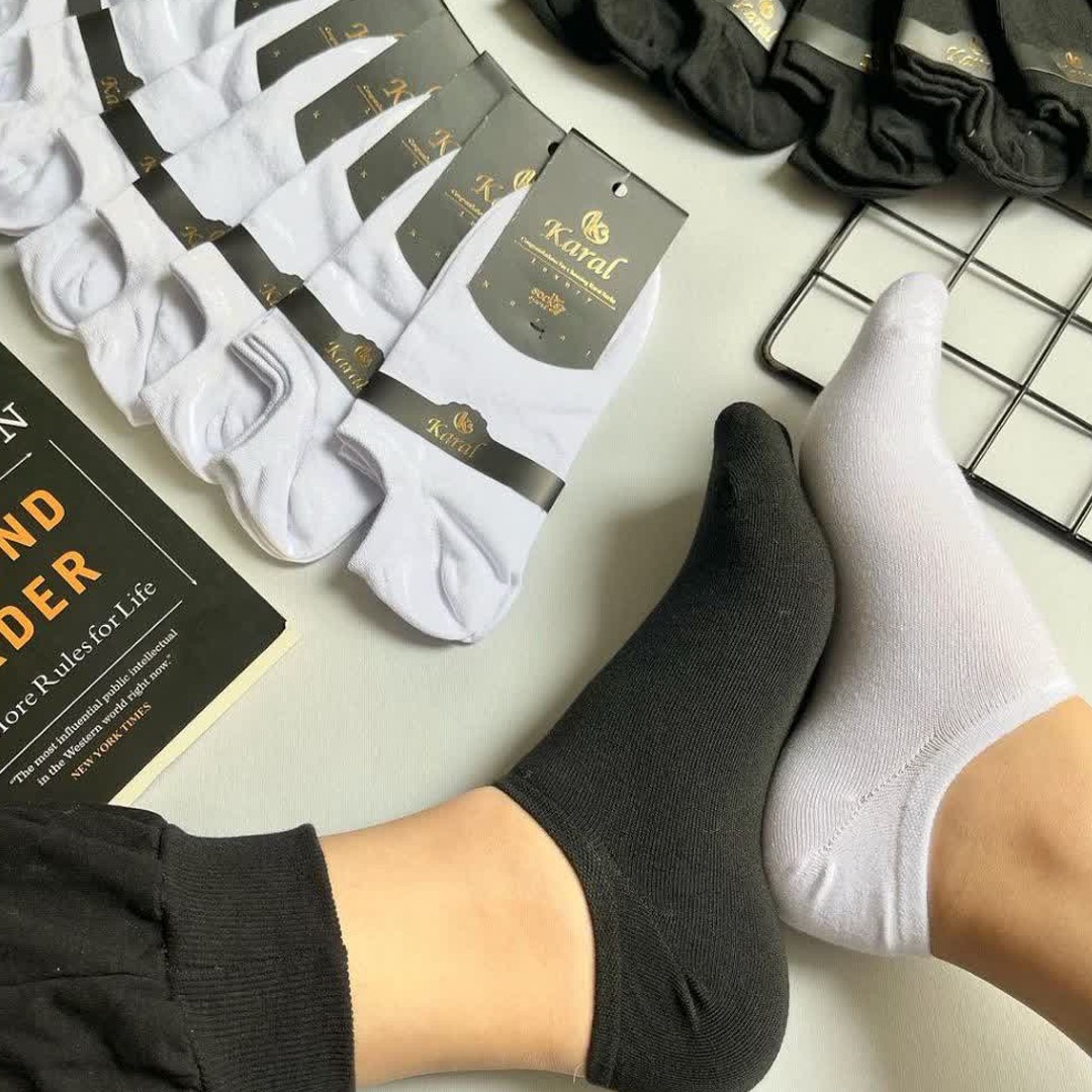 جوراب ساده رنگی مچی