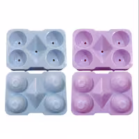 قالب یخ ساز مدل کروی و الماسی 