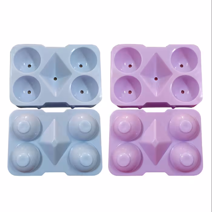 قالب یخ ساز مدل کروی و الماسی 