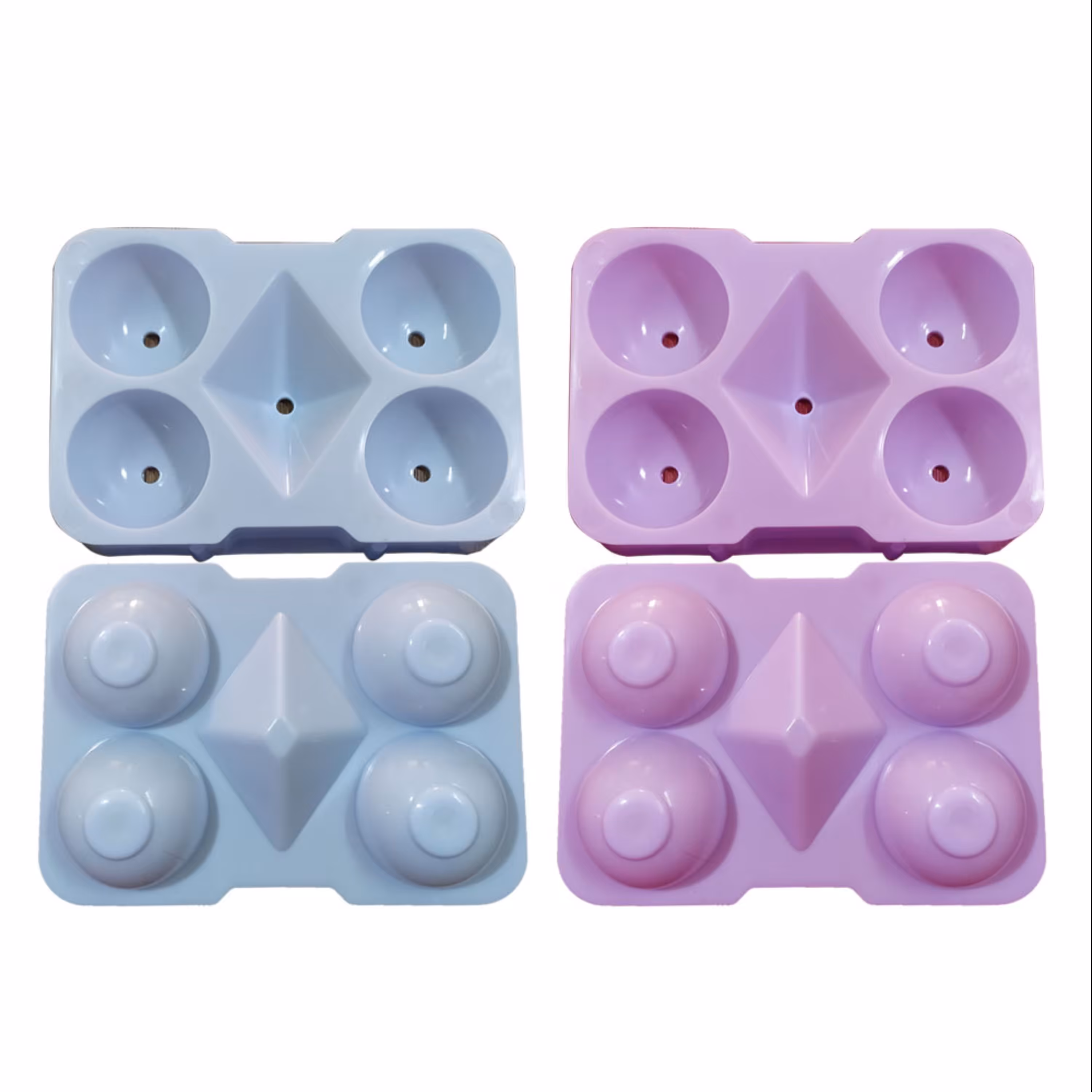 قالب یخ ساز مدل کروی و الماسی 