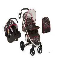 کالسکه 3تکه Malibu XL  / Dots Black کدhauck147054