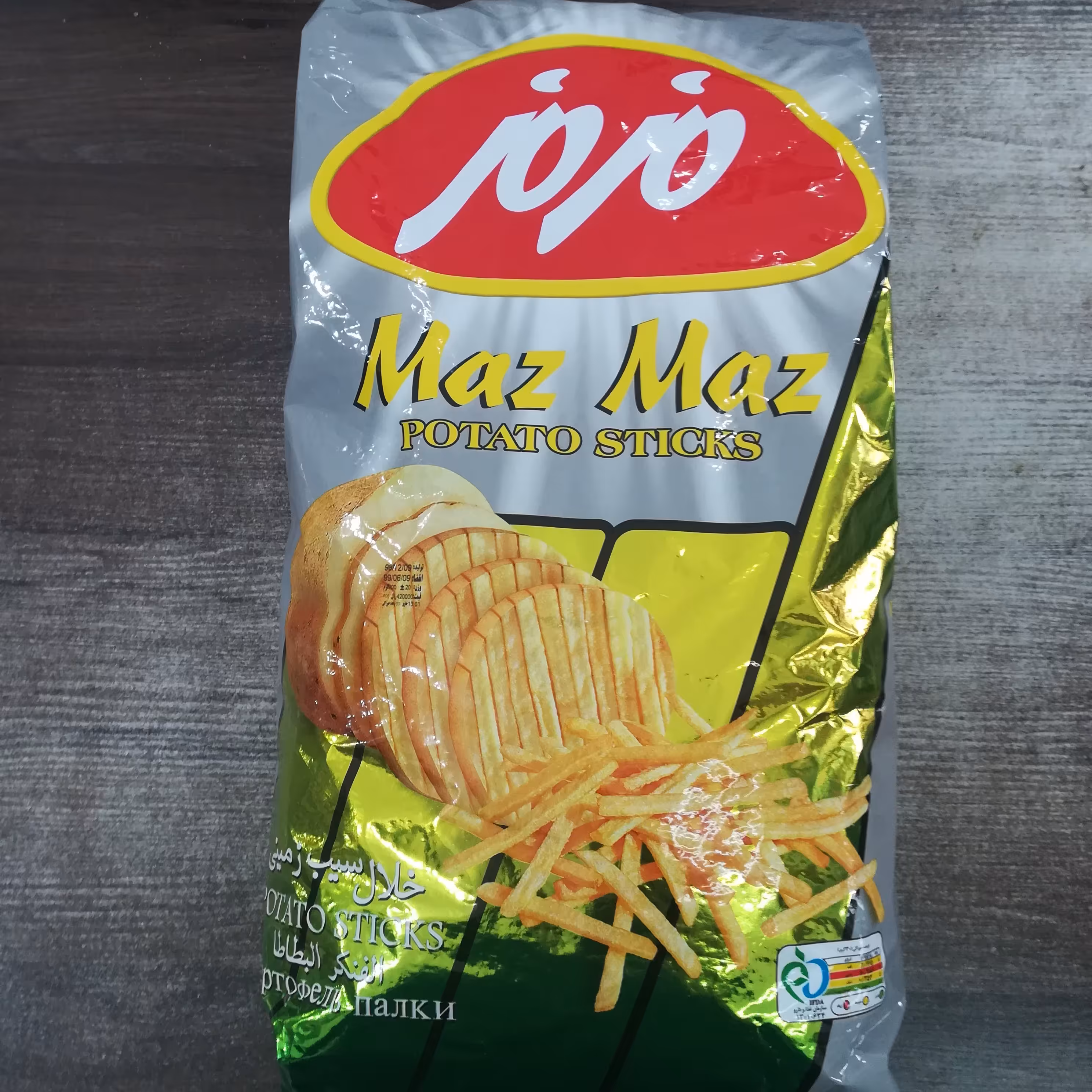 چیپس خلال سیب زمینی 900 گرمی مزمز