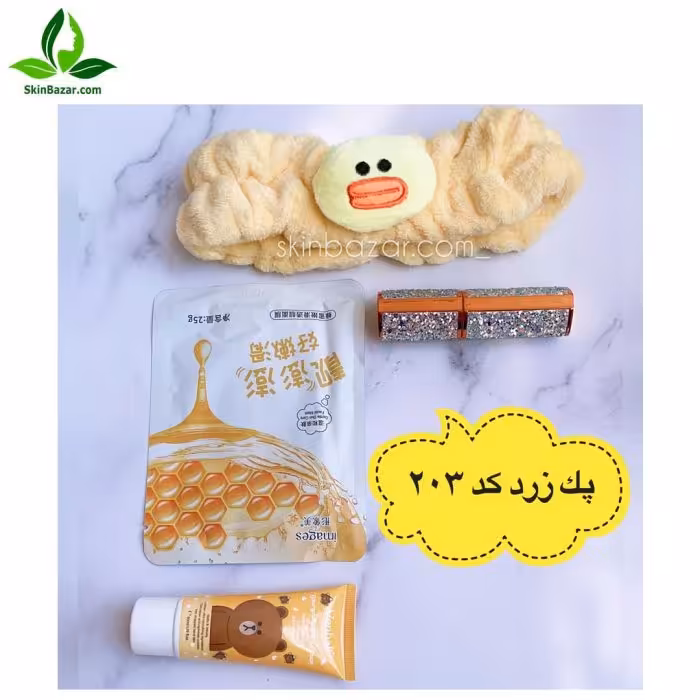 پک زرد کد : 203