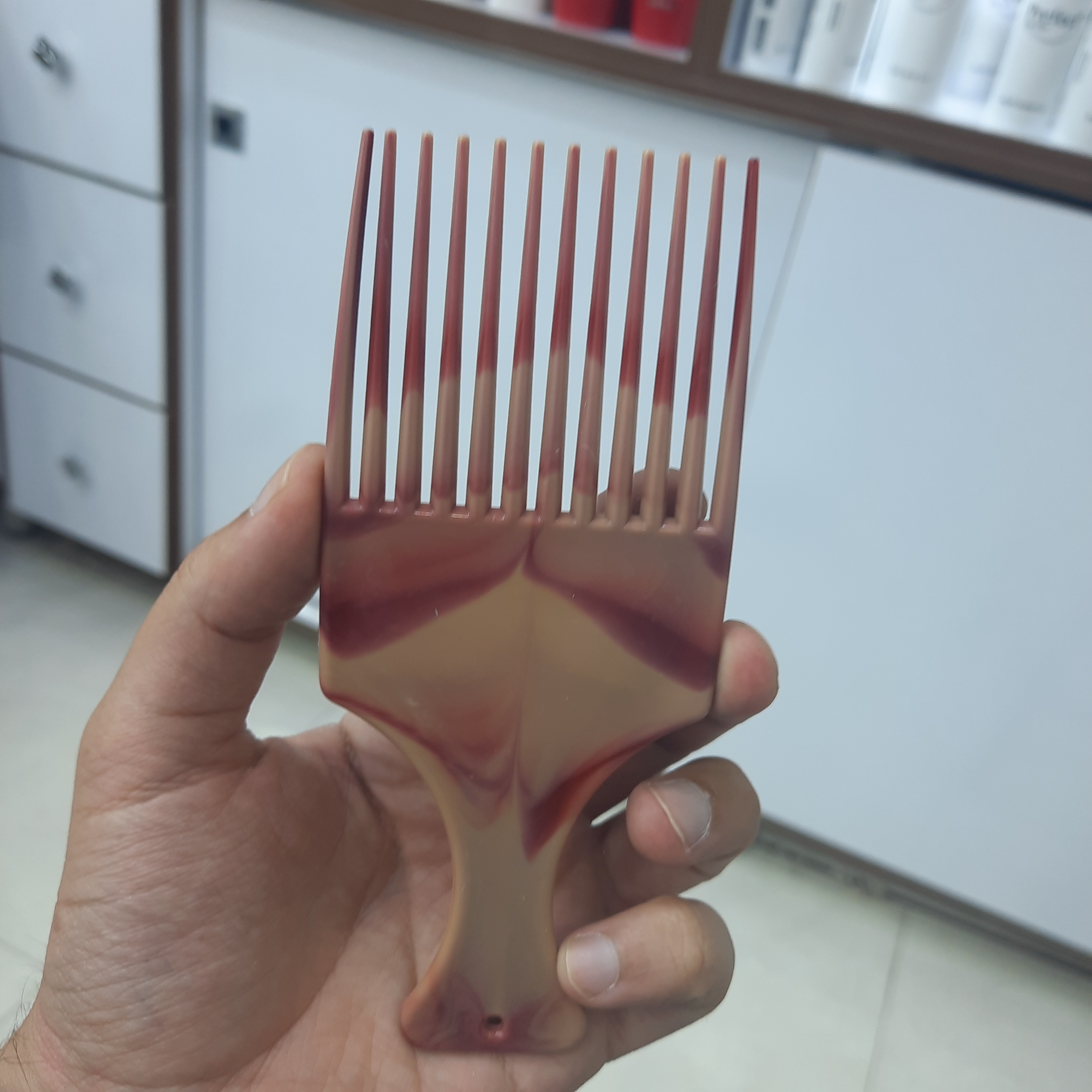 شانه فشن قهوه ای