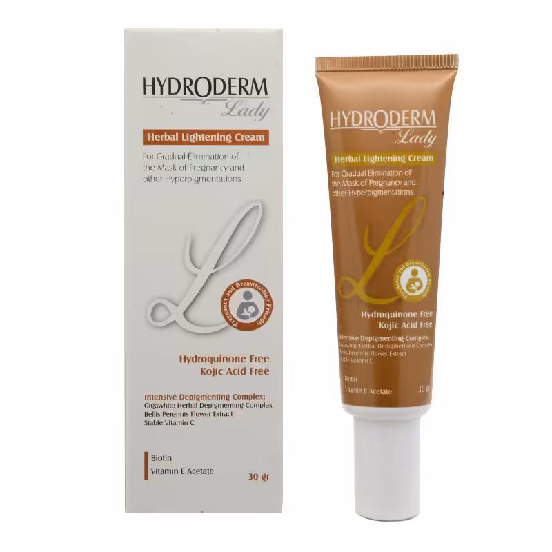 کرم روشن کننده گیاهی هیدرودرم لیدی