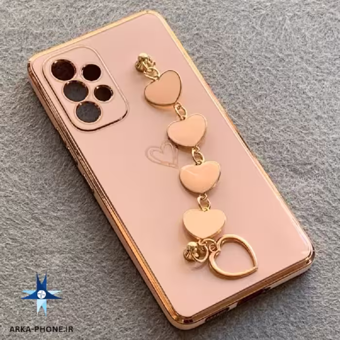 قاب گوشی Galaxy A53 5G سامسونگ لاکچری دستبندی زنجیری قلبی کالباسی 1a53320000
