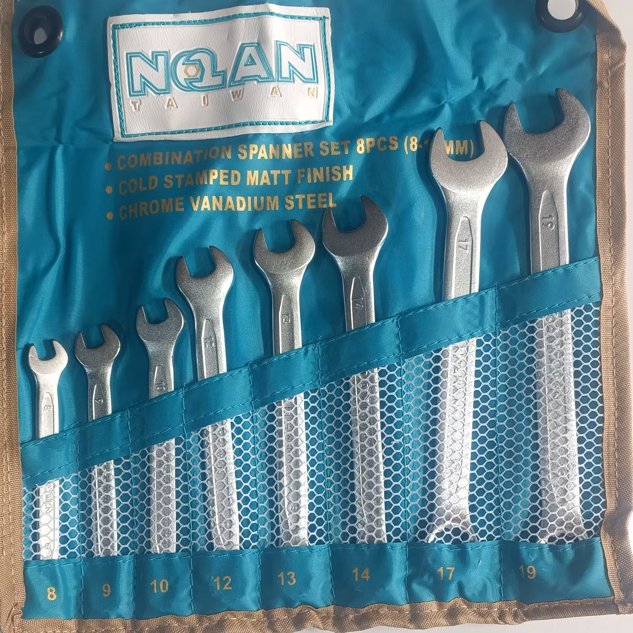 آچار یکسر رینگ 8 عددی برند نولان با کیفیت 