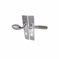 دستگیره پلاک سربی مدل 7724 آپارتمانی چپ کروم مات نیروانا کلون