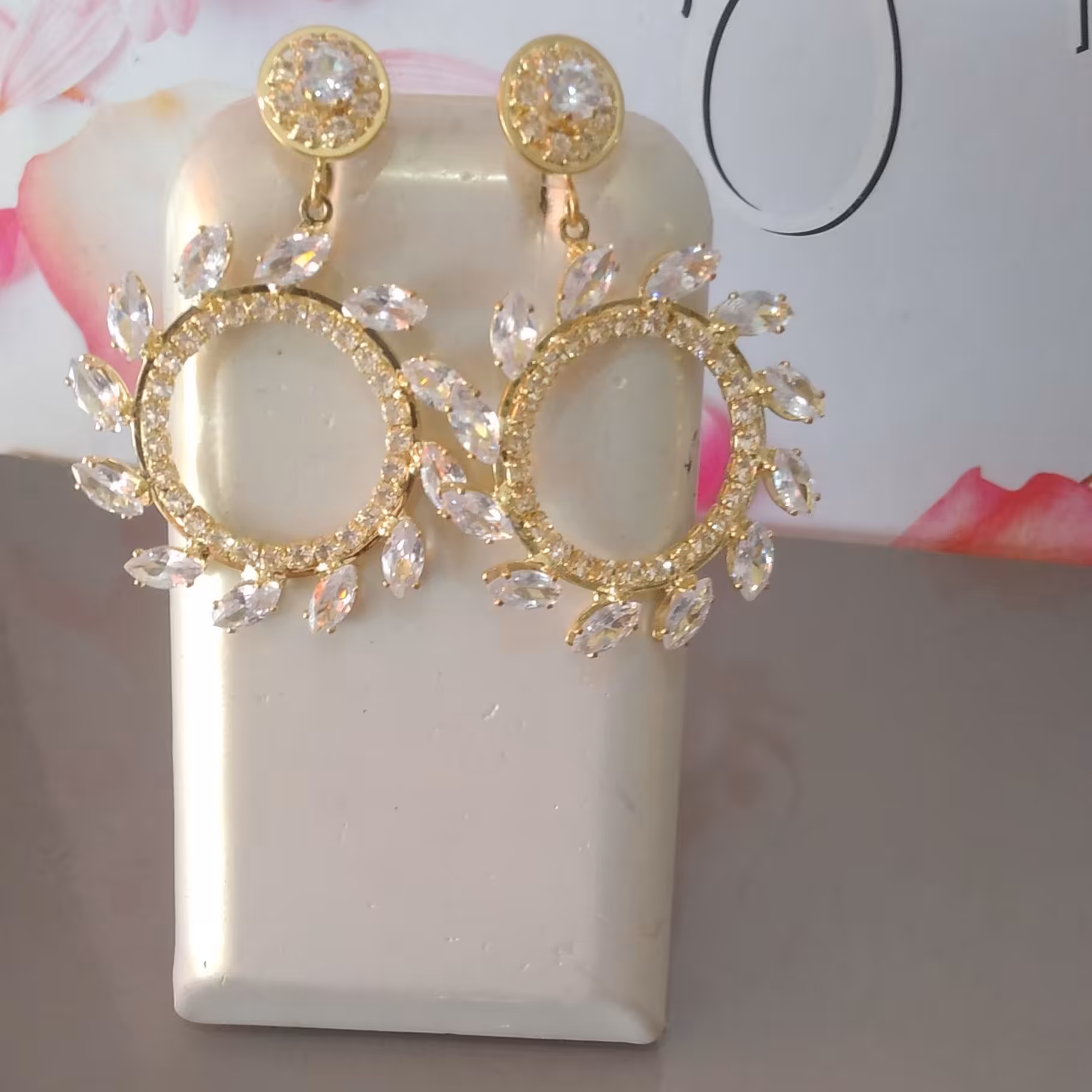 گوشواره مجلسی نگیندار 