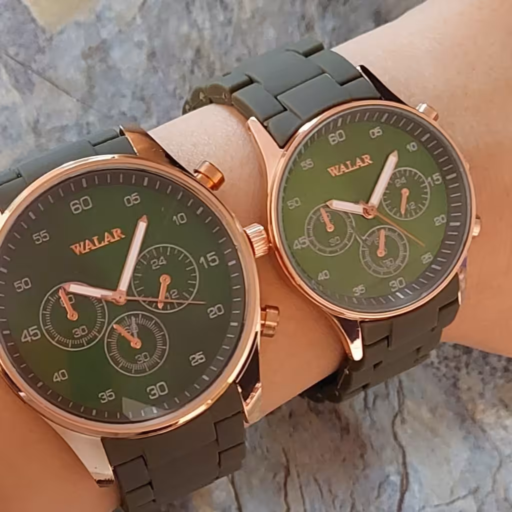 ست ساعت والار سبز بند پیو