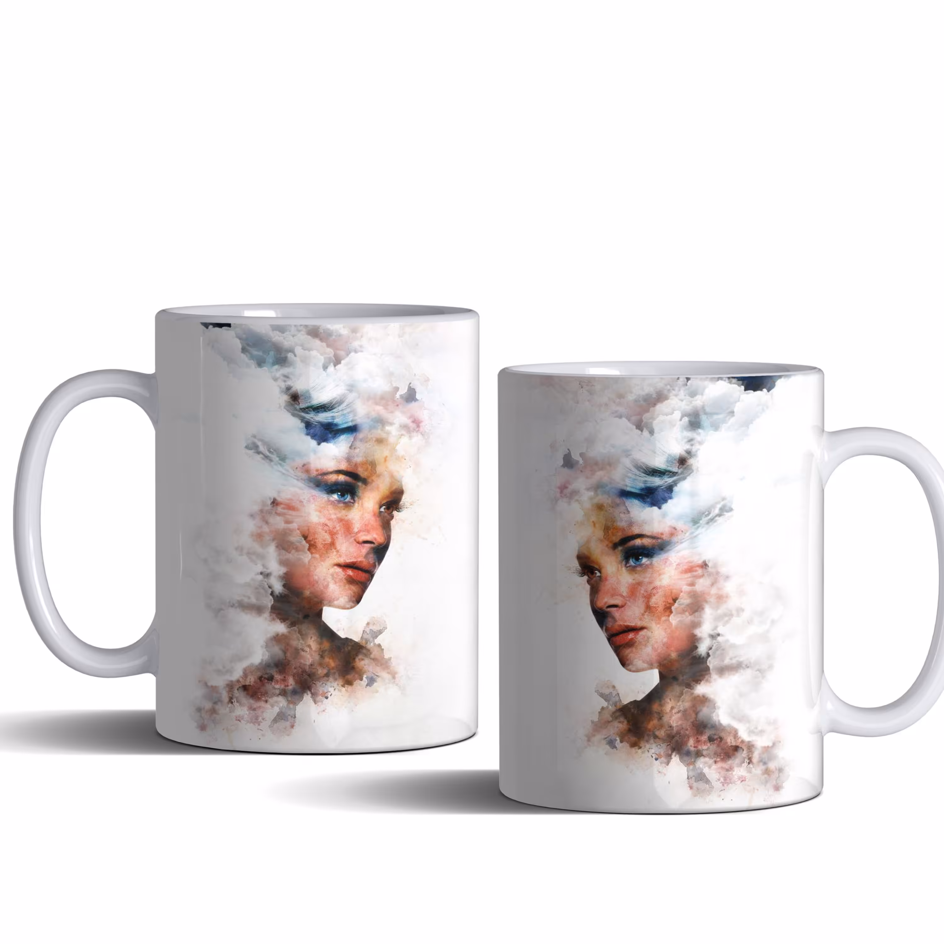 لیوان (ماگ) هنری با طرح چهره