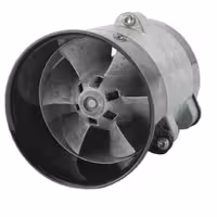 موتور براشلس DC دارای بدنه و فن تمام فلزی ( داکت فن) 12V