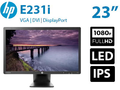 مانیتور HP E231i استوک سایز 23 اینچ FHD IPS