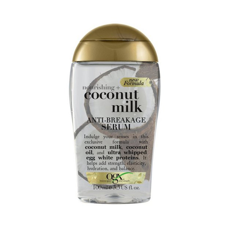 سرم موی آمریکایی او جی ایکس ضد شکستگی شیر نارگیل Ogx Nourishing Coconut Milk Anti_Breakage Serum