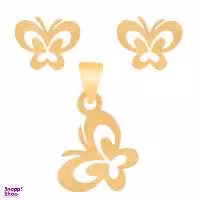 نیم ست طلا 18 عیار شانا کد S-sg08