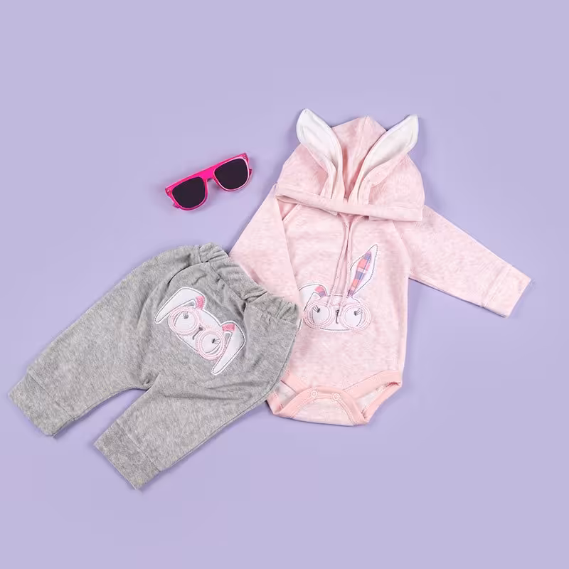 هودی شلوار نوزاد کد 0004