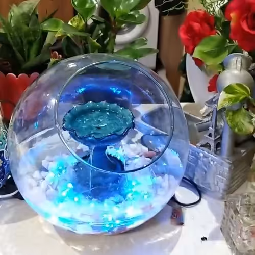 آبنما طرح حباب شیشه ای