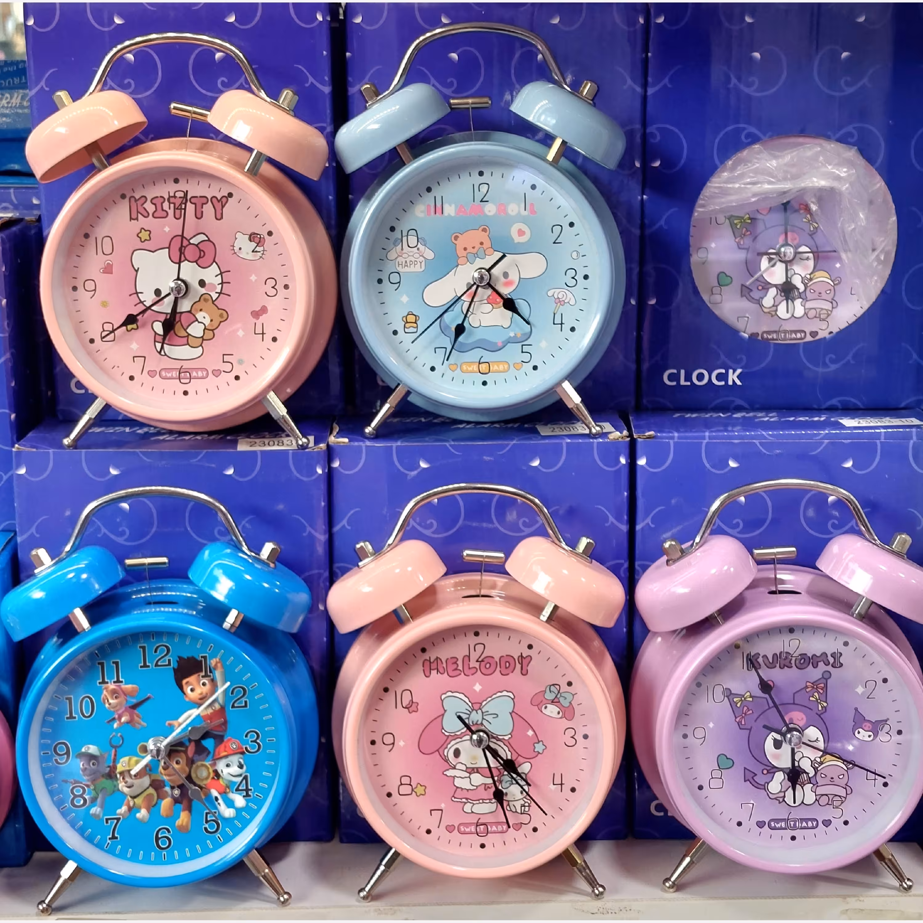 ساعت رومیزی زنگدار بچگانه 