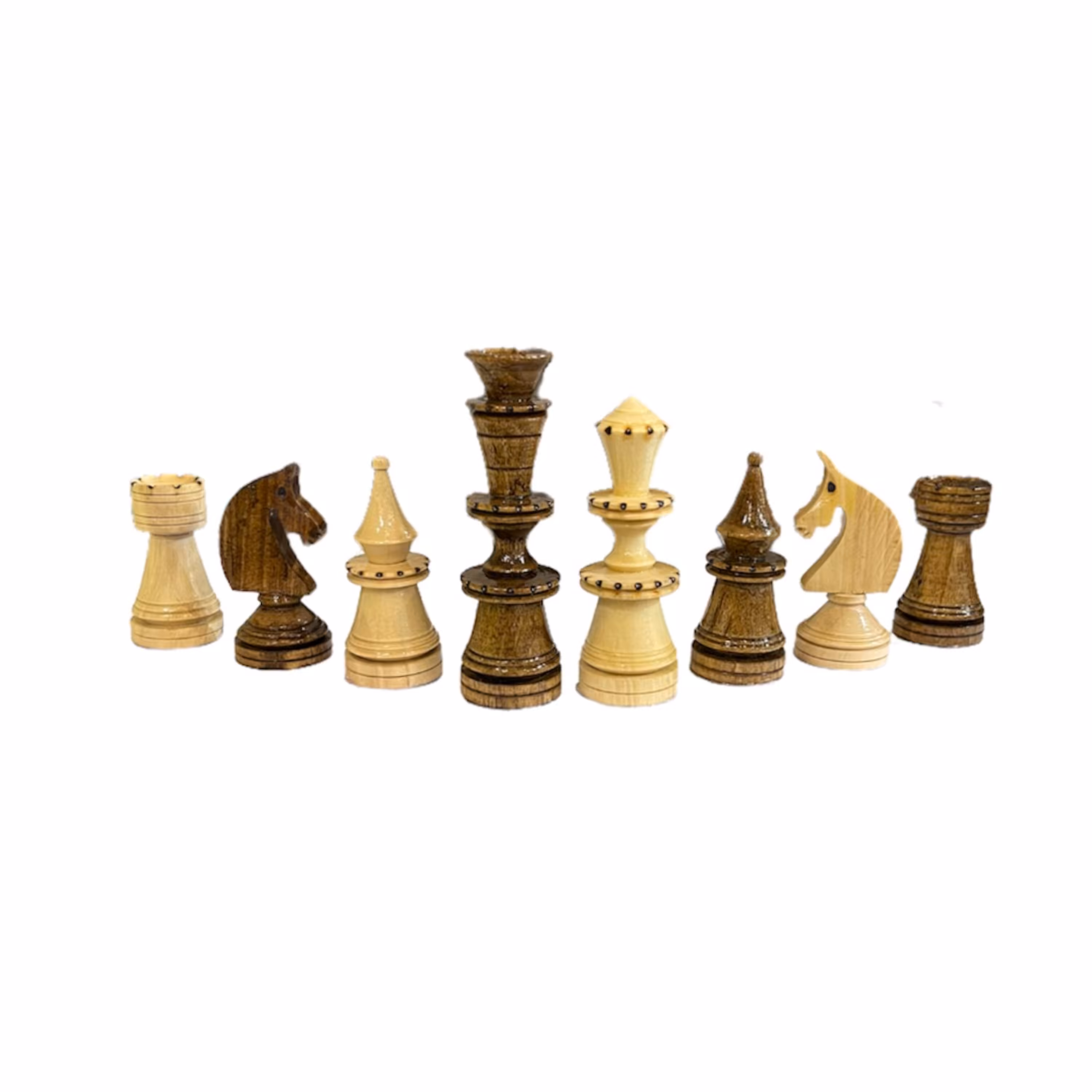 مهره شطرنج مدل چوبی طرح کندی 