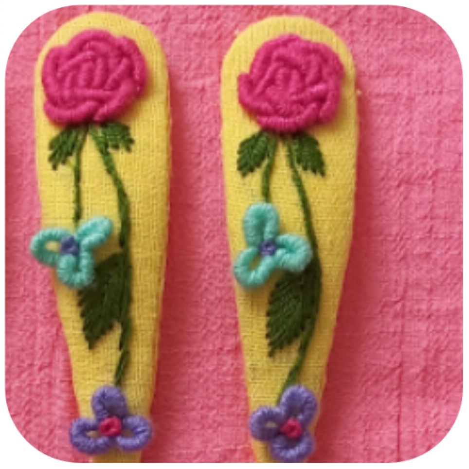 گیره سه بعدی گلدوزی