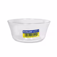 پیاله ماست دورالکس سایز 10.5 سانتی متر رنگ سفید بسته 6 عددی