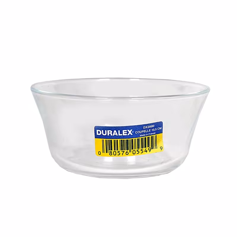 پیاله ماست دورالکس سایز 10.5 سانتی متر رنگ سفید بسته 6 عددی
