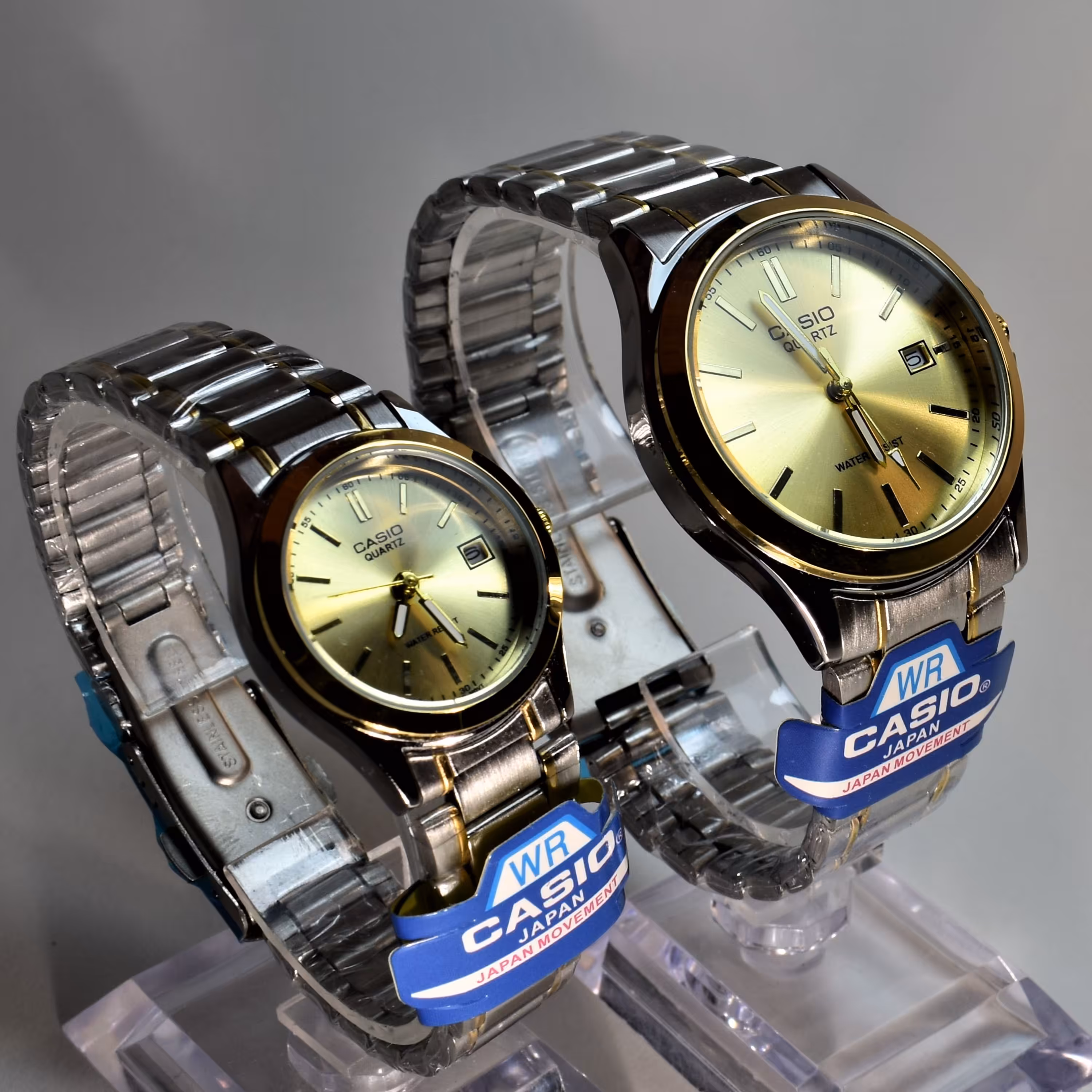 CASIO MTP1199 ست زنانه مردانه کاسیو موتور ساخت ژاپن  با موتورقدرتمندمیوتا دو رنگ