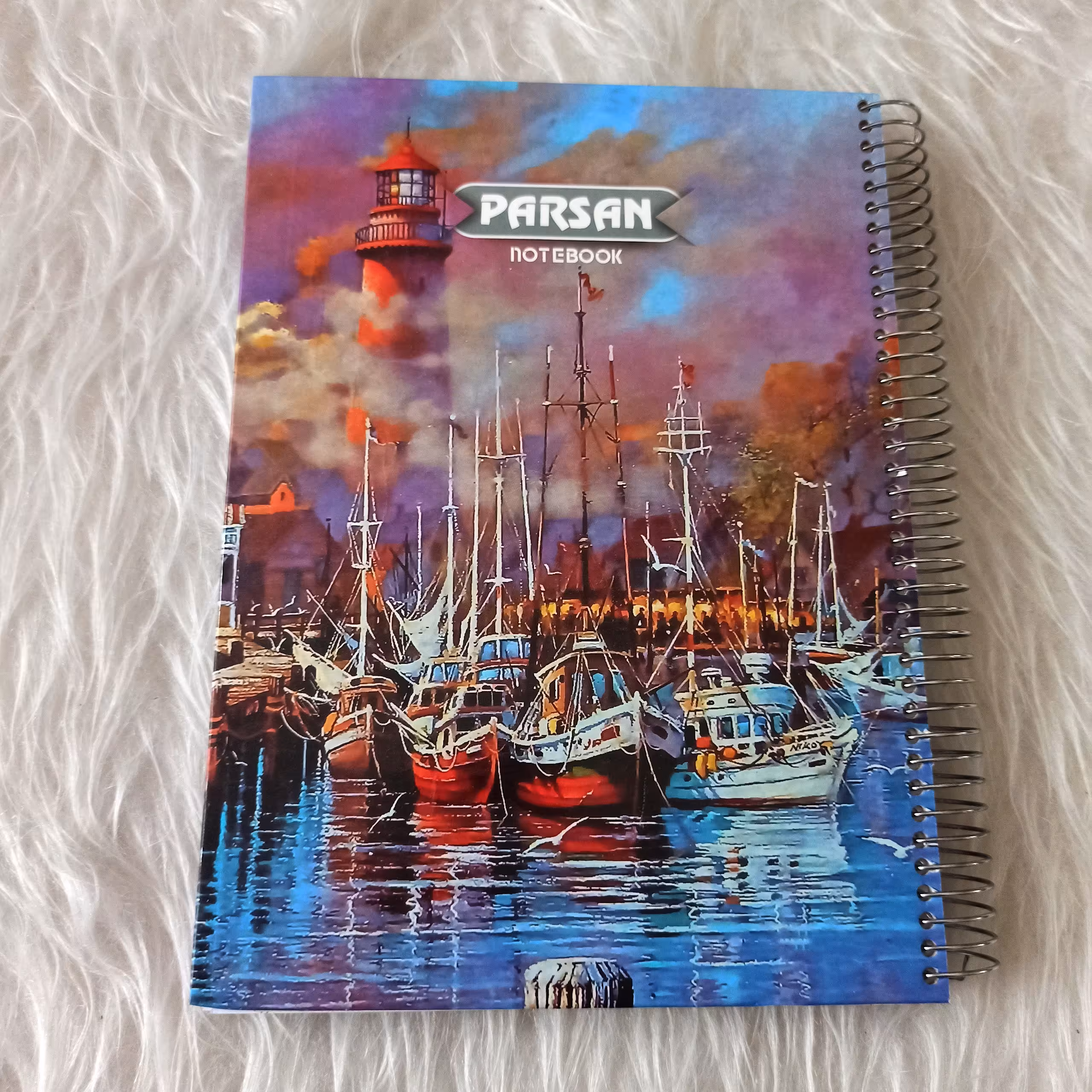 دفتر 200برگ، سیمی،  کلاسیک، جلد سخت، سایز 24*17، کیفیت کاغذ عالی، طرح3