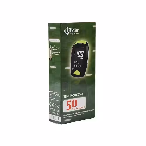 نوار تست قند خون یورایت سبز TD-4279 بسته 50 عددی