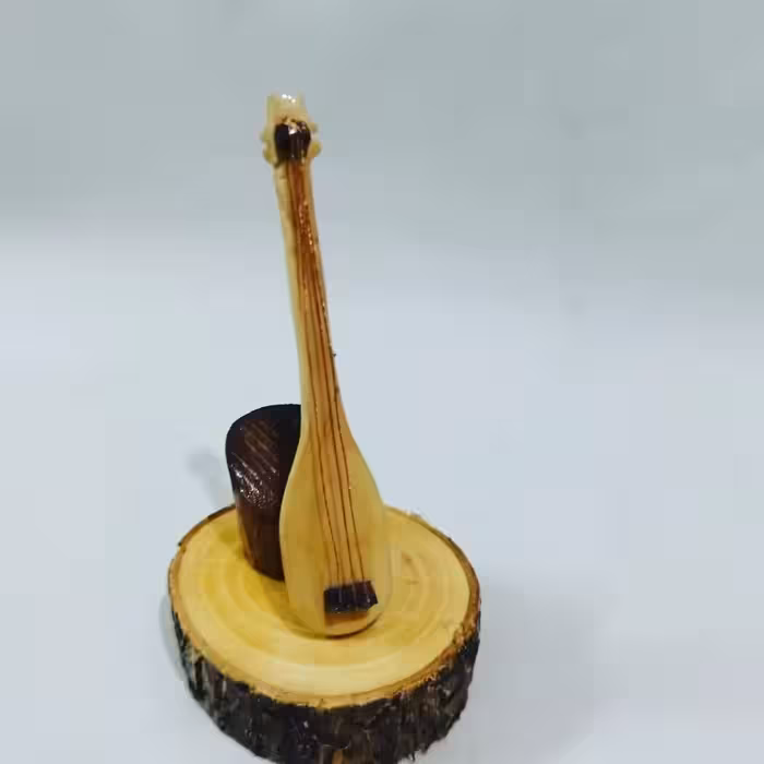 سه تار مینیاتوری چوبی