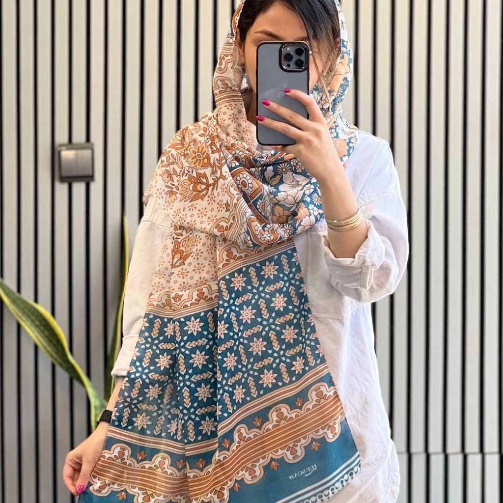شال نخی درجه یک تابستانه طرح سنتی(ارسال رایگان)