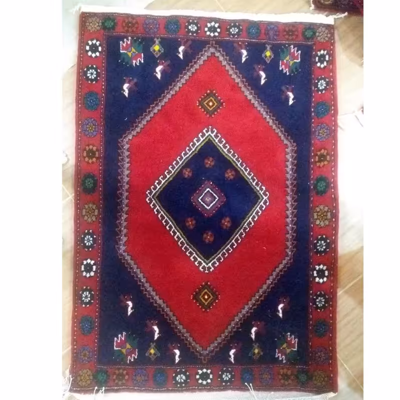 فرش دستباف قالی کلاردشت طرح جنگلی کد Far07