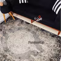 فرش ماشینی لوتوس طرح 9305 مشکی طلایی ترنج