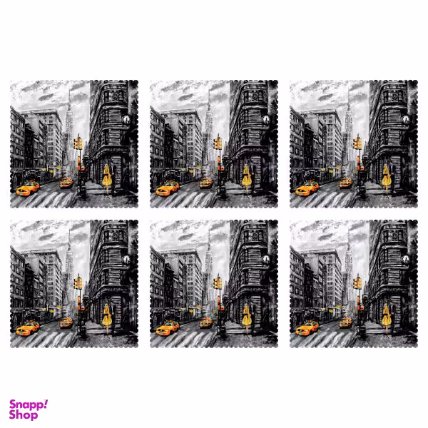 زیر لیوانی مدل C1-42119 بسته 6 عددی