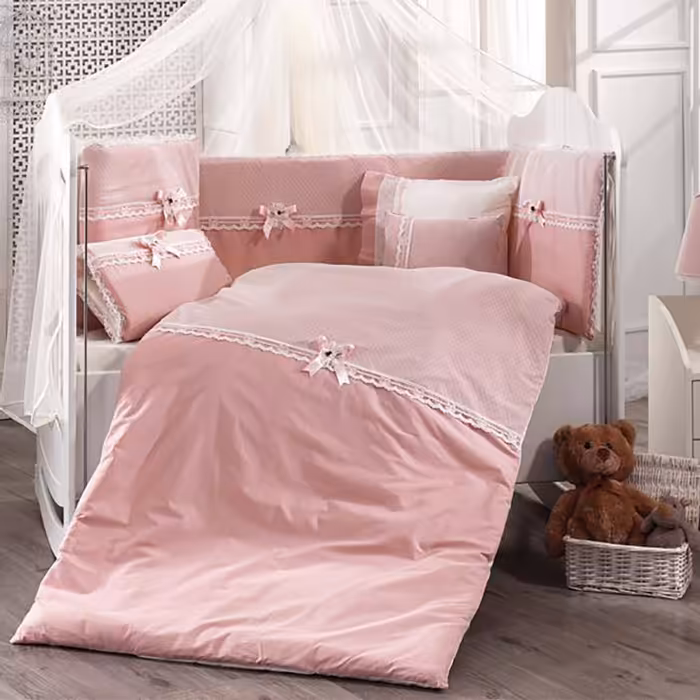 سرویس خواب 9 تکه مامی شاپ MOMISHOP UMAY توردار M8028