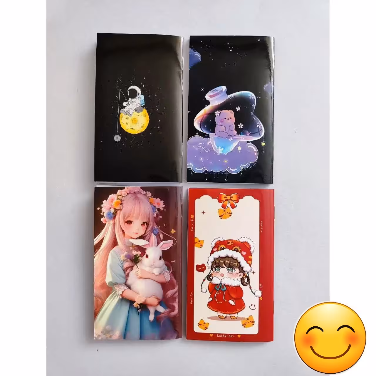 دفترچه اقتصادی پاسپورتی تولید ملی در چهار طرح جذاب و خط دار و سفید مناسب کودکان 