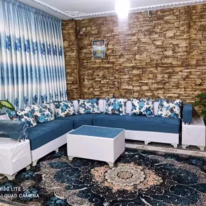 مبلمان مبل راحتی ال دسته دوبل کنج پرند اسلامشهر 