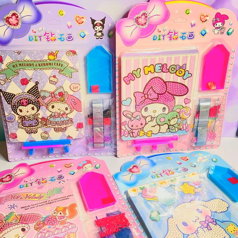 نقاشی الماسی همراه با بوم