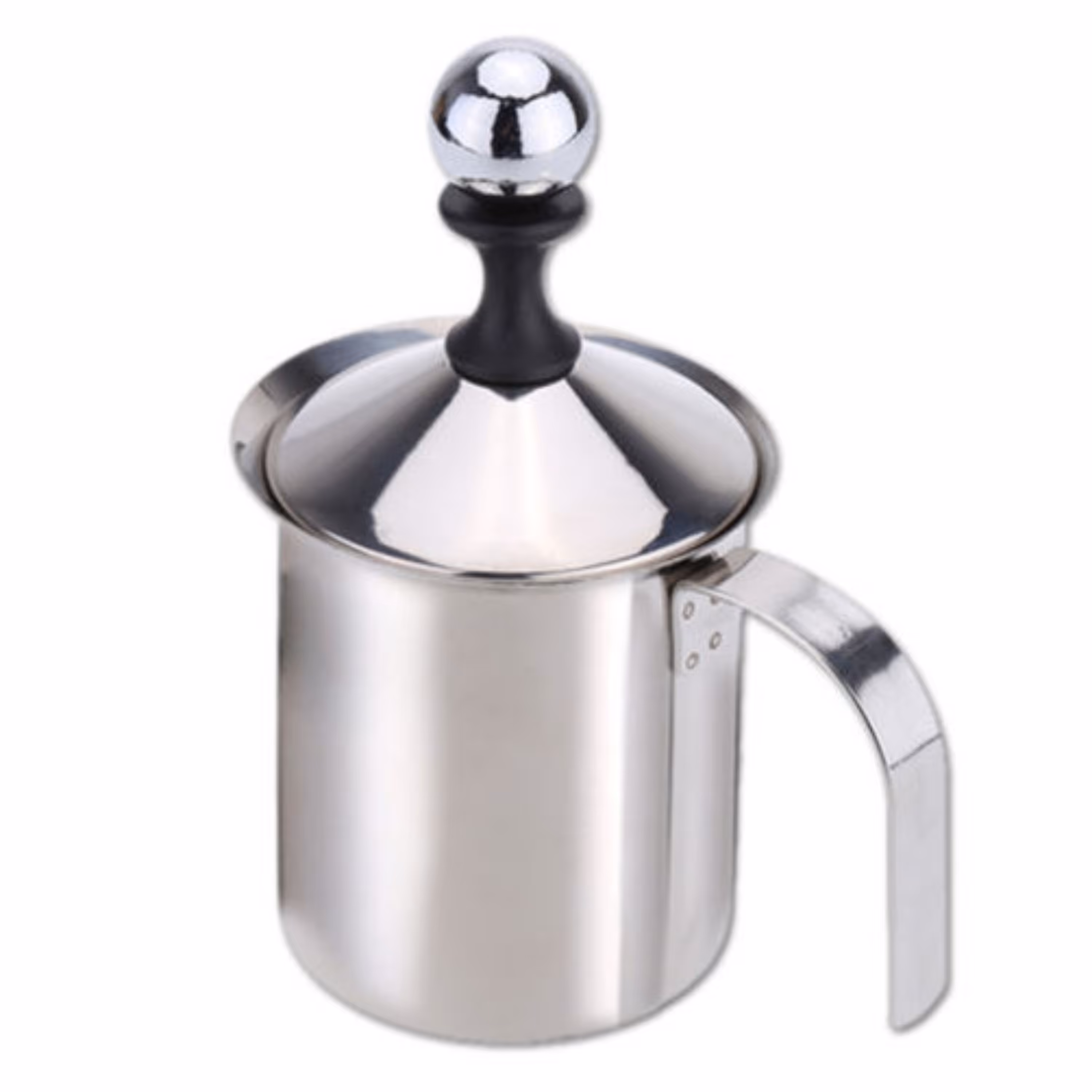 کف شیر ساز استیل ظرفیت 400 میلی لیتر کف شیر استیل 