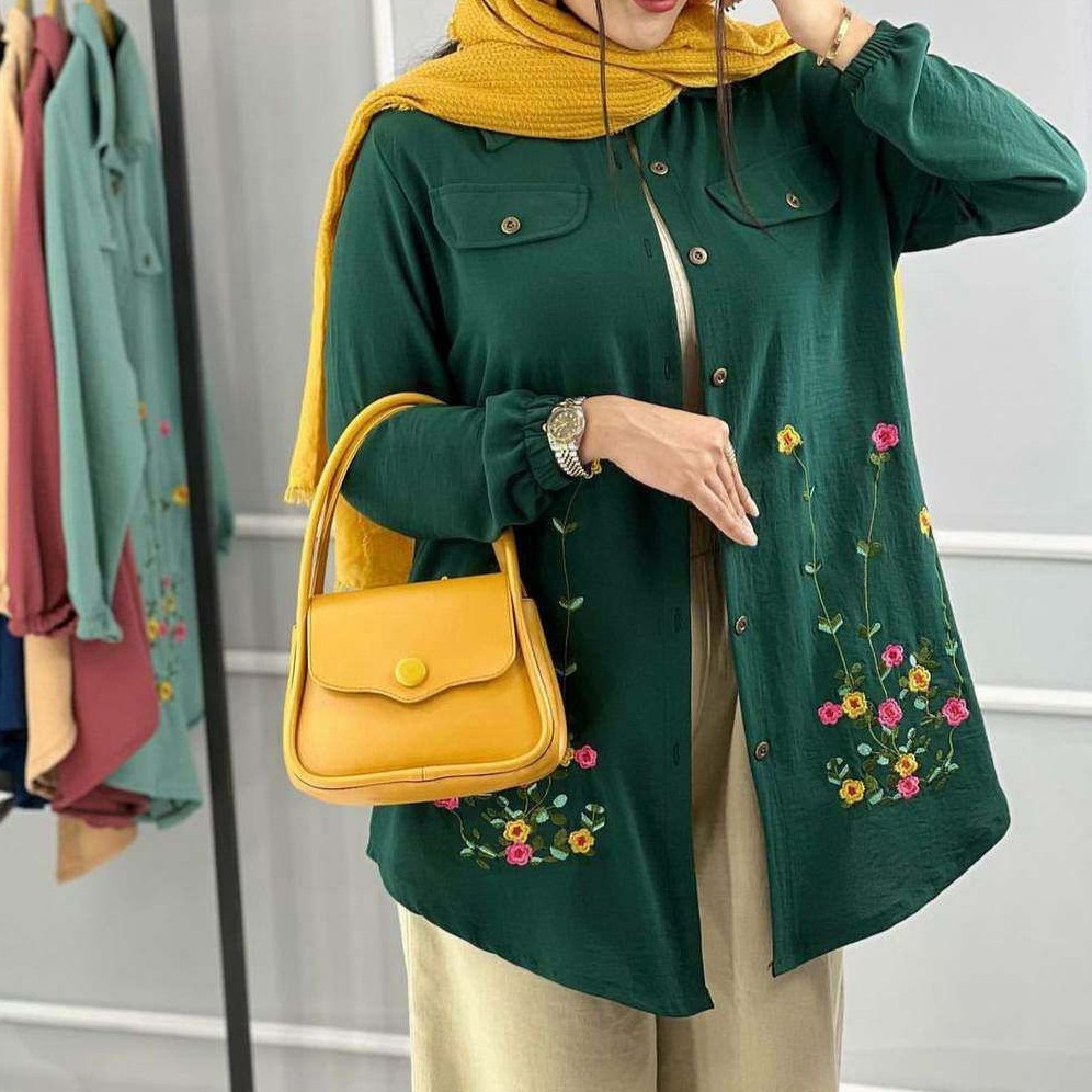 شومیز مانتویی شومیز زنانه مانتو زنانه تونیک زنانه مناسب سایز 38تا50 فری سایزجنس لباس بابوس