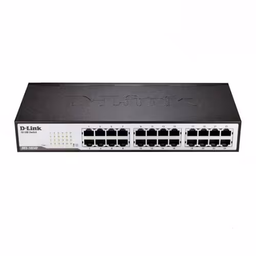 سوییچ 24 پورت غیر مدیریتی و دسکتاپ دی-لینک مدل DES-1024D :