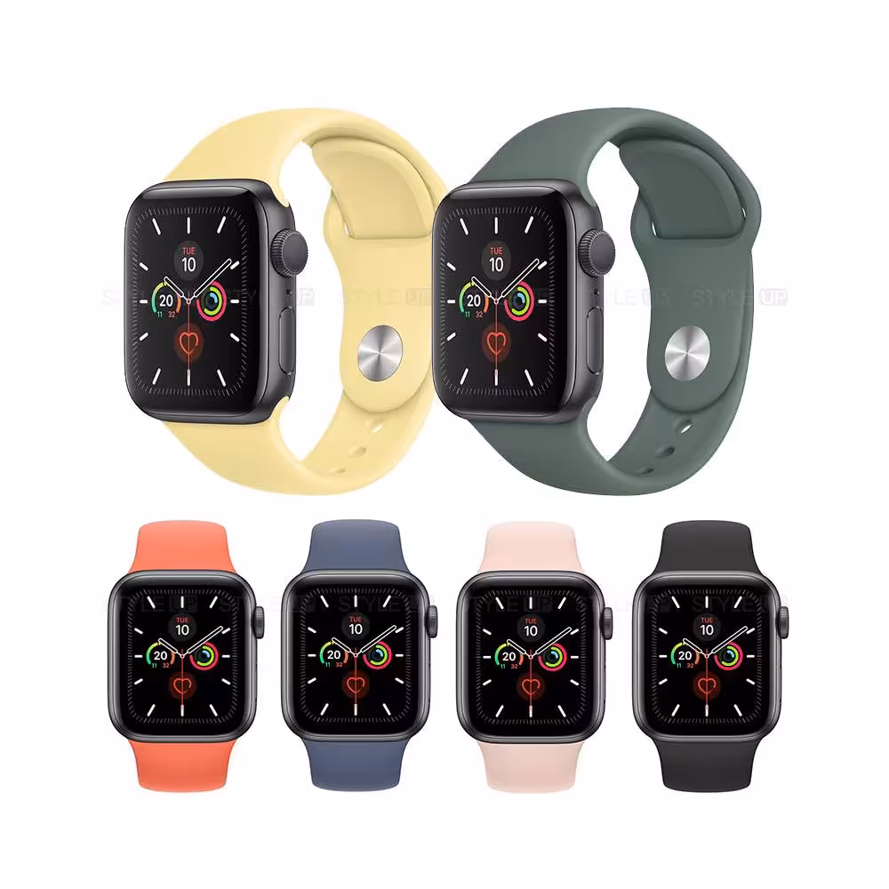 ساعت اپل واچ سری 5 آلومینیوم بند اسپرت Apple Watch 44mm Space Grey