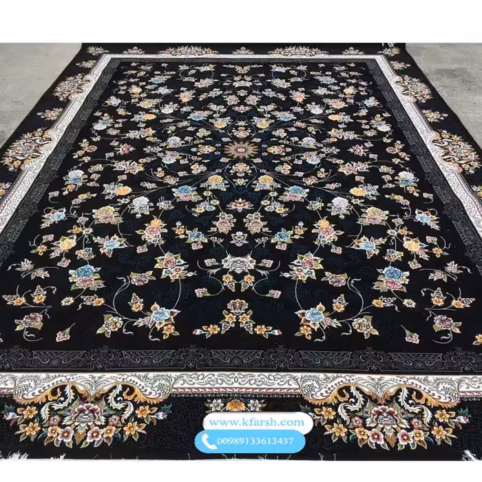 فرش 700 شانه کاشان افشان جانان