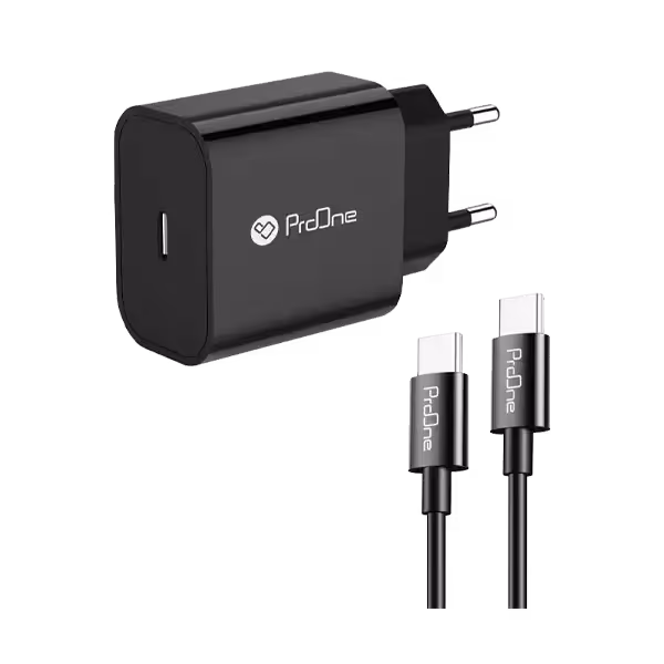 شارژر دیواری 25 وات پرووان مدل PWC501 به همراه کابل Type-c